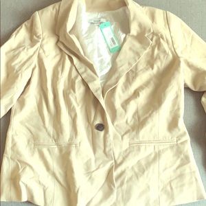Khaki blazer